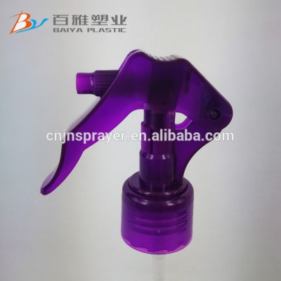 Purple color 24/410 eco-friendly portable trigger pump